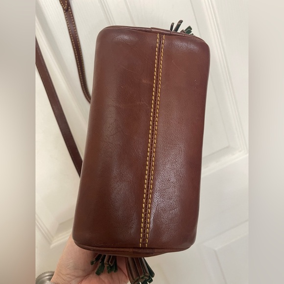 Dooney & Bourke Mini Dark Brown Florentine Leather Crossbody - Picture 15 of 16